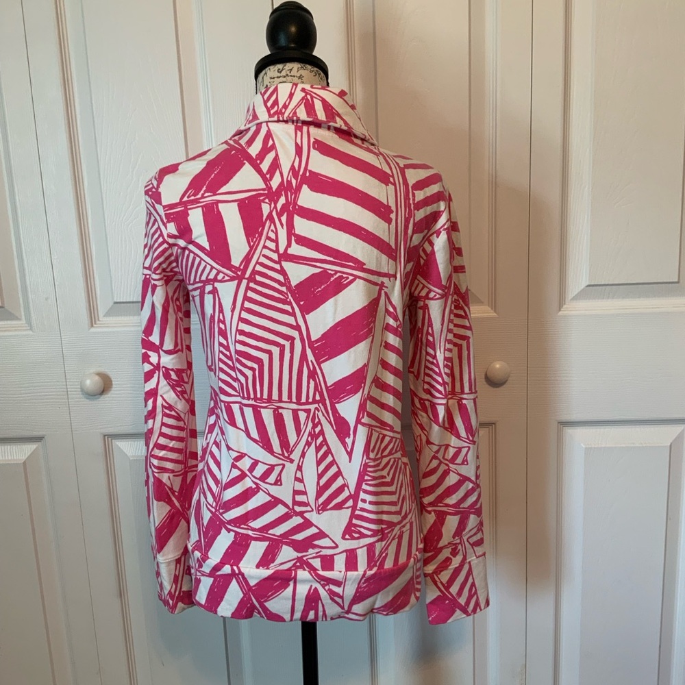 Pink Patterned Women's Jacket - image 2